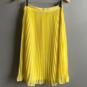 Yellow Pleated Skirt Forever 21
